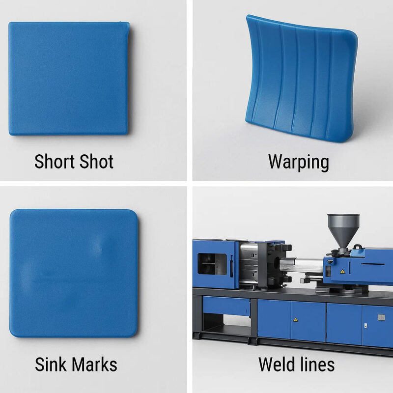 Các lỗi thường gặp khi ép nhựa