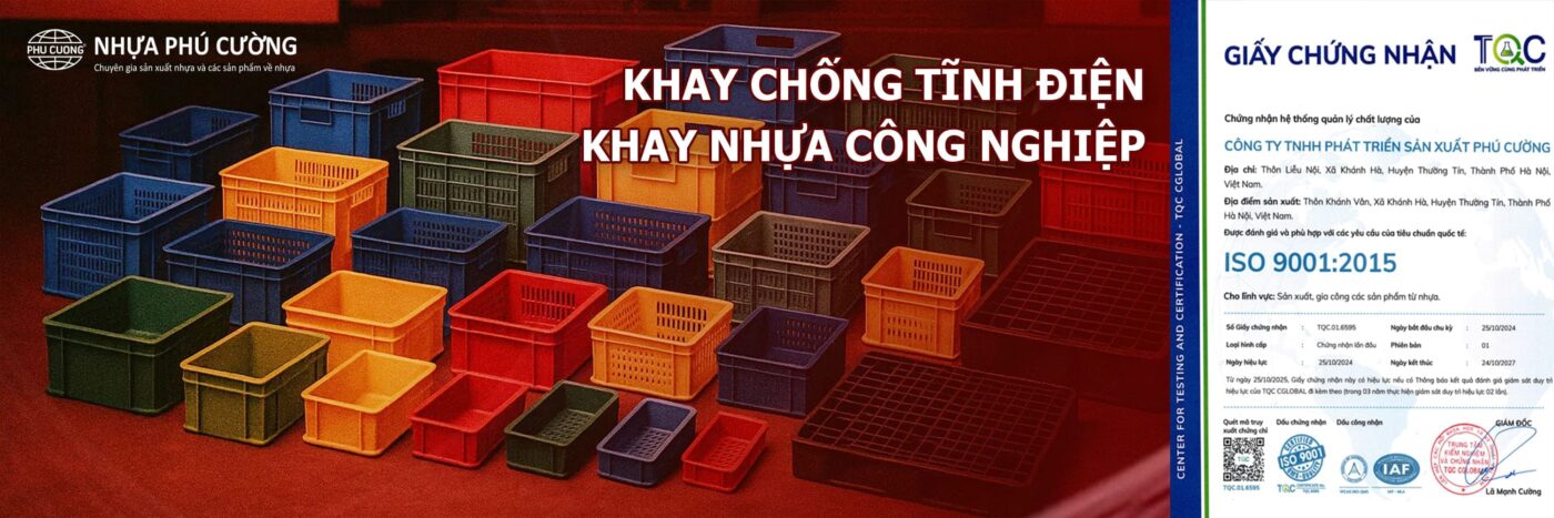 Gia công sản xuất khay nhựa công nghiệp