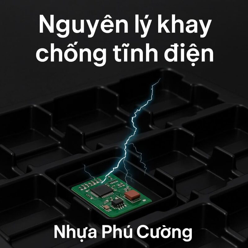 Nguyên lý hoạt động của khay chống tĩnh điện