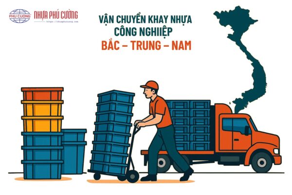Cung cấp khay nhựa công nghiệp Bắc Trung Nam