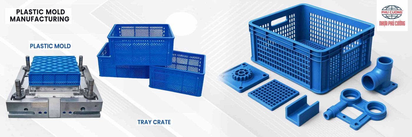 Sản xuất khay nhựa công nghiệp - Phú Cường Plastic