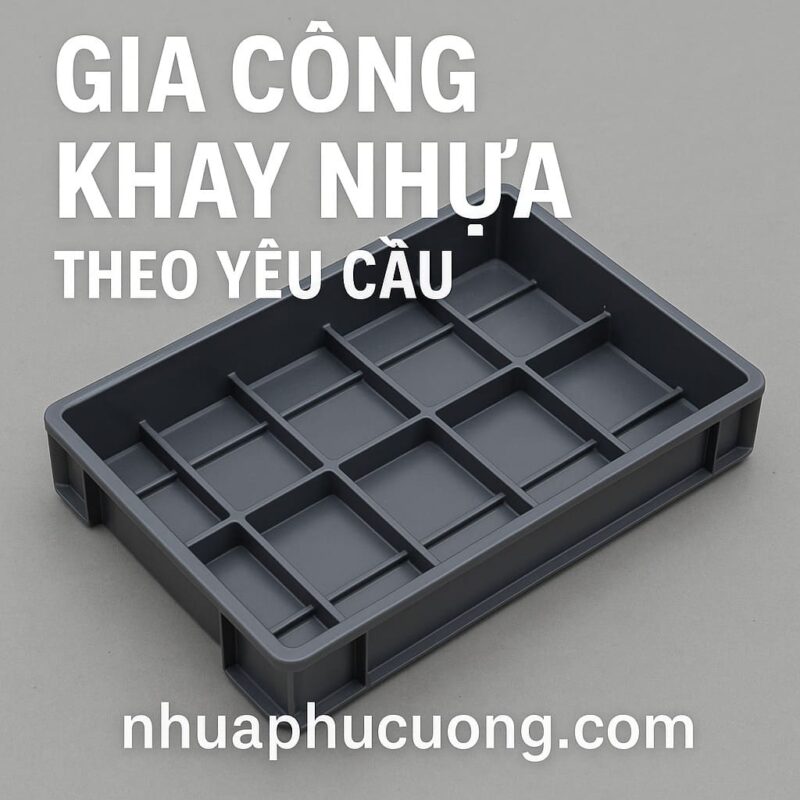 Gia công khay nhựa theo yêu cầu