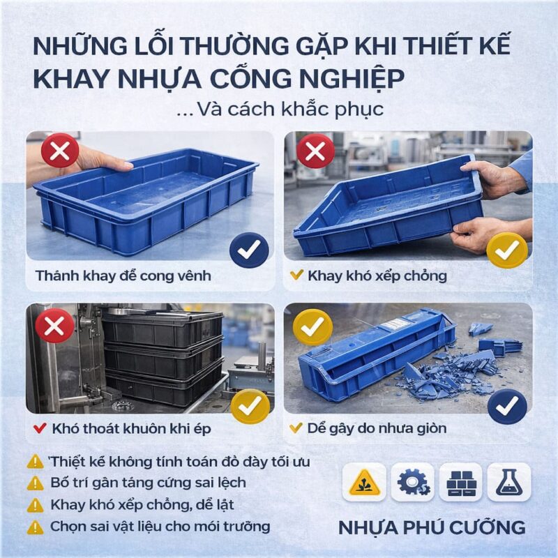 Những lỗi thường gặp khi thiết kế khuôn nhựa