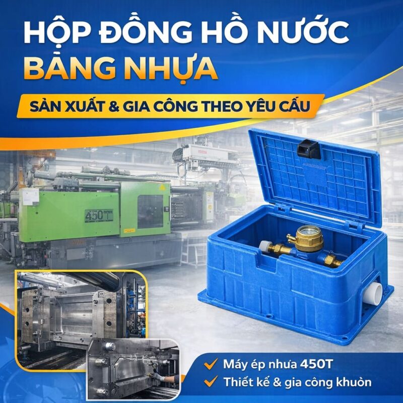 Hộp đồng hồ nước bằng nhựa
