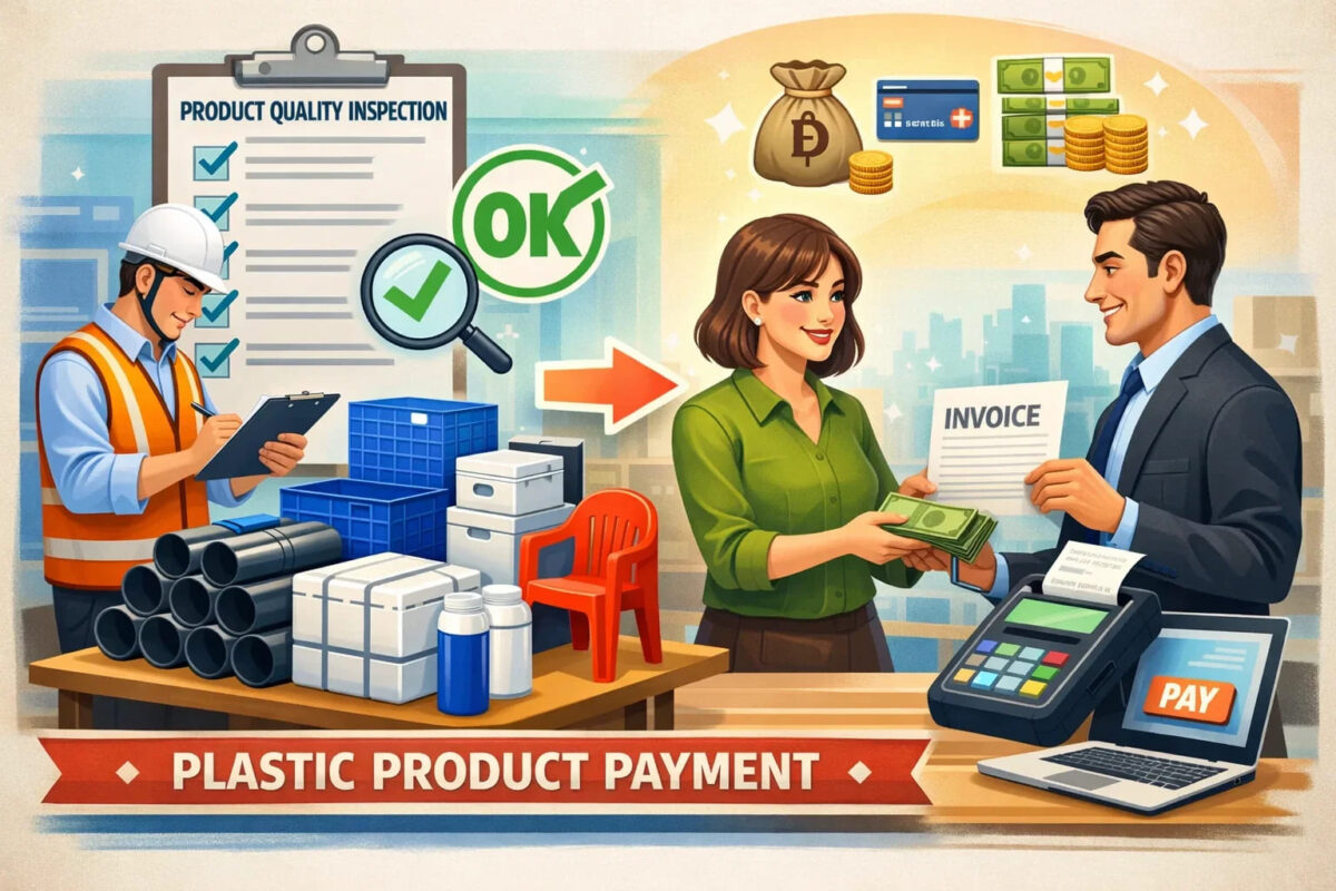 Nghiệm thu va thanh toán sản phẩm nhựa