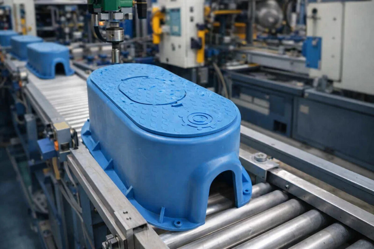 Dây truyền sản xuất hộp đồng hồ nước bằng nhựa tại Phú Cường Plastics