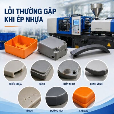 Các lỗi thường gặp khi ép nhựa