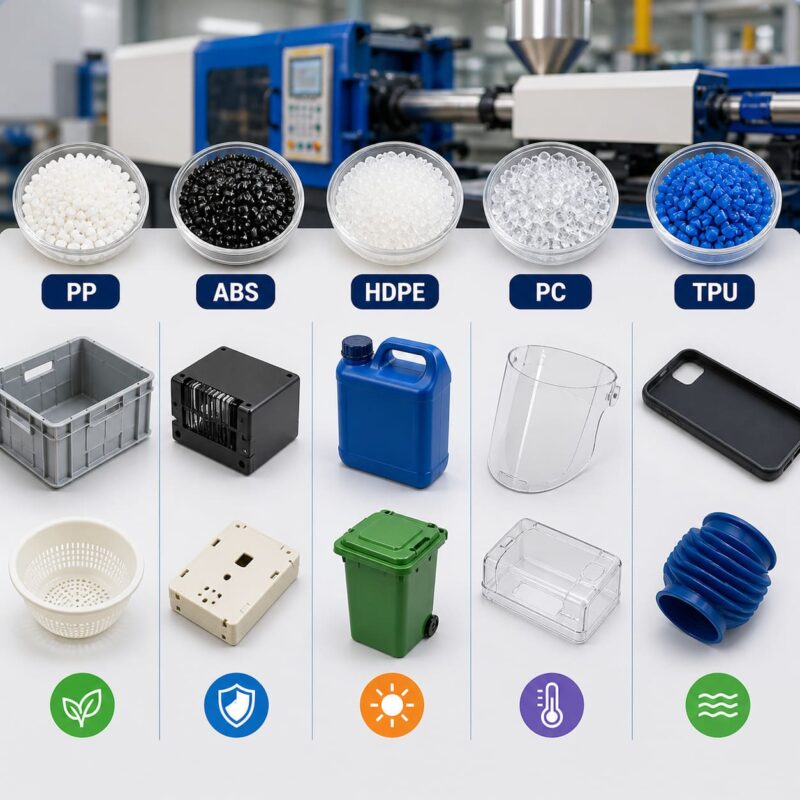 Các Loại Nhựa Phổ Biến Trong Sản Xuất Công Nghiệp