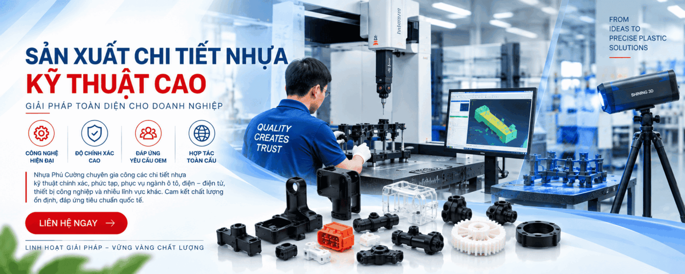 Nhựa Phú Cường sản xuất nhựa kỹ thuật cao