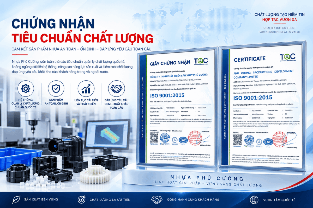 chứng nhận chất lượng ISO 9001:2015