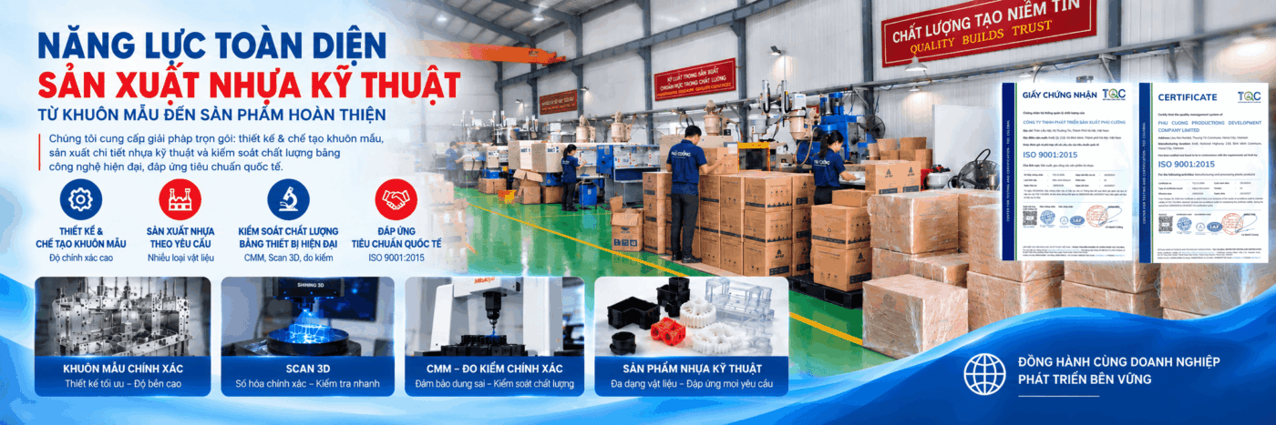Năng lực sản xuất nhựa của Phú Cường