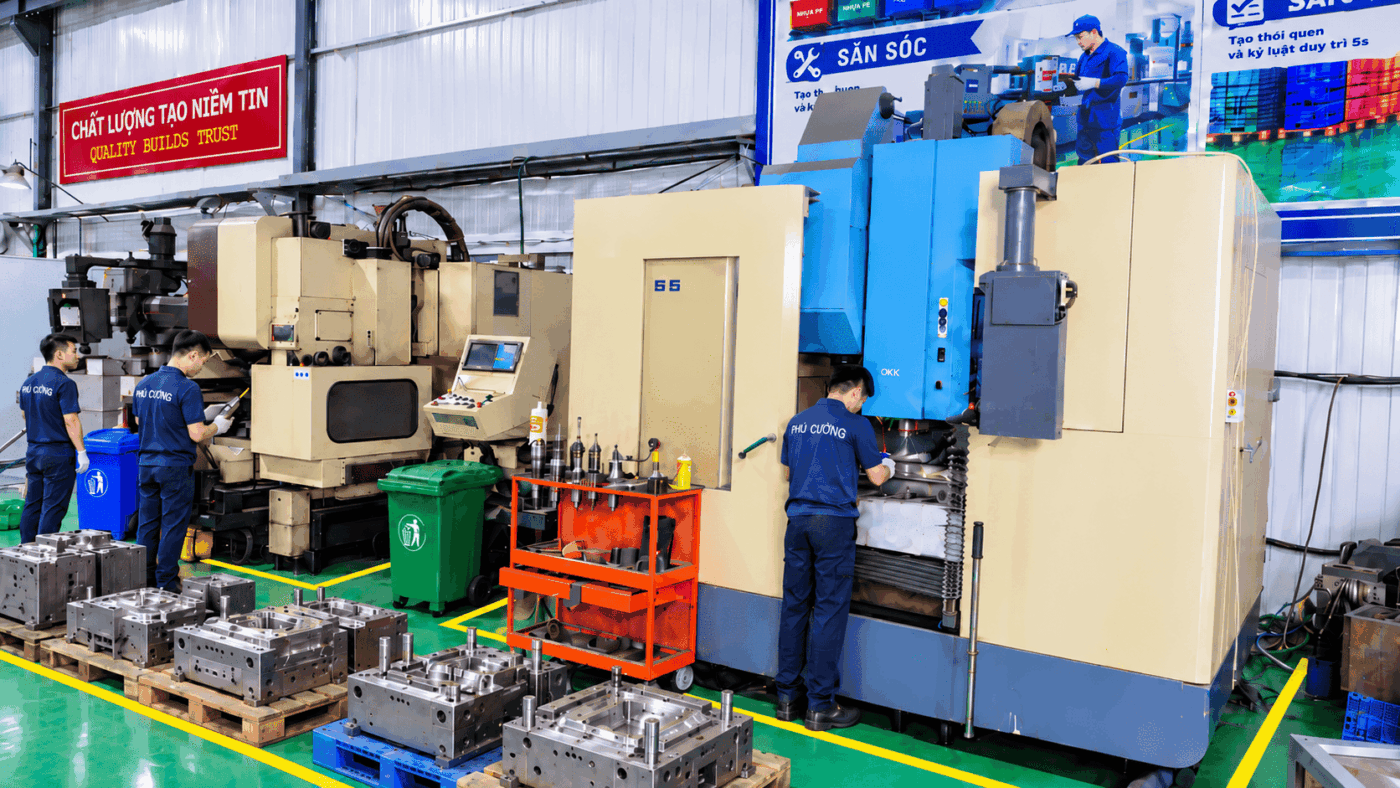 Phân xưởng gia công khuôn mẫu chính xác